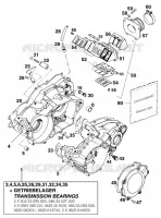 CARTER MOTEUR  250 ktm-moto 1996 EXC 30