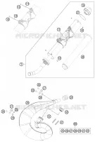 ECHAPPEMENT pour KTM 250 EXC de 2013