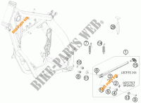 BEQUILLE LATERALE / CENTRALE pour KTM 250 EXC de 2009