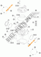 CYLINDRE / CULASSE pour KTM 250 EXC de 2009