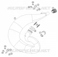 ECHAPPEMENT pour KTM 250 EXC de 2007