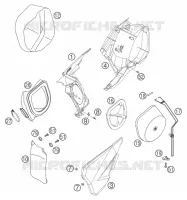 FILTRE A AIR pour KTM 250 EXC de 2007