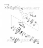 KICK pour KTM 250 EXC de 2007