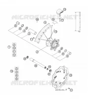 ROUE AVANT pour KTM 250 EXC de 2007