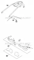 ACCESSOIRES pour KTM 250 EXC 12LT de 1999