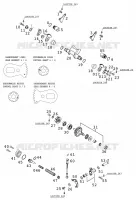 VALVE D'ECHAPPEMENT pour KTM 250 EXC 12LT de 1999