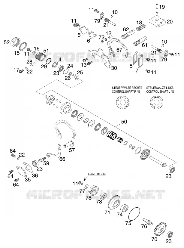 VALVE D'ECHAPPEMENT KTM MOTO 200 2001 EXC  200 EXC SGP