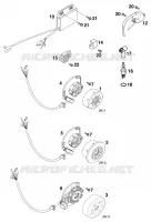 ALLUMAGE pour KTM 200 EXC JACKPINER de 1997
