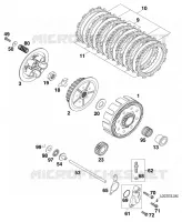EMBRAYAGE pour KTM 200 EXC JACKPINER de 1997