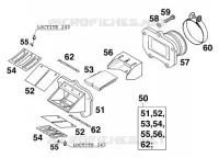 BOITE A CLAPETS pour KTM 200 EXC GS 8KW de 2000