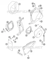 FILTRE A AIR pour KTM 200 EXC GS 8KW de 2000