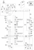 AMORTISSEUR (PIECES) pour KTM 200 EXC de 2007