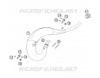 ECHAPPEMENT pour KTM 200 EXC de 2007