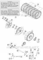 EMBRAYAGE pour KTM 200 EXC de 2006