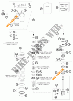 AMORTISSEUR (PIECES) pour KTM 250 SX-F FACTORY REPLICA MUSQUIN EDITION de 2010