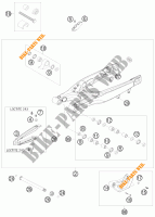 BRAS OSCILLANT  pour KTM 250 SX-F FACTORY REPLICA MUSQUIN EDITION de 2010