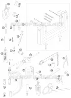 OUTILLAGE SPECIFIQUE (MOTEUR) pour KTM 250 SX-F FACTORY REPLICA MUSQUIN EDITION de 2010