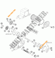 POMPE A HUILE pour KTM 250 SX-F FACTORY REPLICA MUSQUIN EDITION de 2010