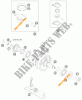 VILEBREQUIN / PISTON pour KTM 250 SX-F FACTORY REPLICA MUSQUIN EDITION de 2010