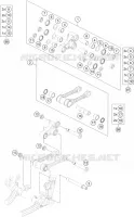 BIELLETTE D'AMORTISSEUR PRO LEVER pour KTM 250 SX-F de 2016