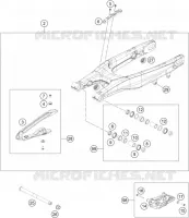 BRAS OSCILLANT  pour KTM 250 SX-F de 2016
