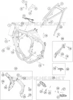 CADRE pour KTM 250 SX-F de 2016