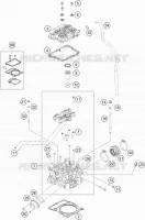 CULASSE pour KTM 250 SX-F de 2016