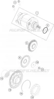 DEMARREUR ELECTRIQUE pour KTM 250 SX-F de 2016