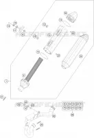 ECHAPPEMENT pour KTM 250 SX-F de 2016