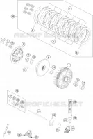 EMBRAYAGE pour KTM 250 SX-F de 2016