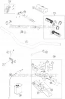 GUIDON / COMMANDES pour KTM 250 SX-F de 2016