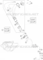 POMPE A ESSENCE pour KTM 250 SX-F de 2016