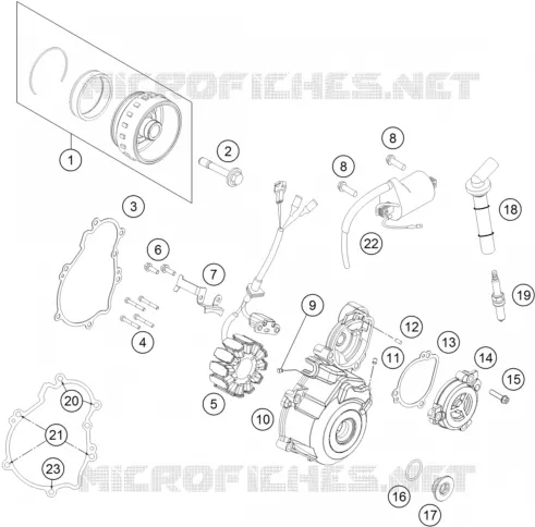 ALLUMAGE KTM MOTO 250 2015 SX-F  250 SX-F