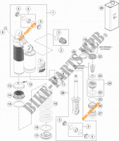 AMORTISSEUR (PIECES) pour KTM 1290 SUPER DUKE R SPECIAL EDITION ABS de 2016