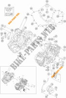 CARTER MOTEUR pour KTM 1290 SUPER DUKE R SPECIAL EDITION ABS de 2016