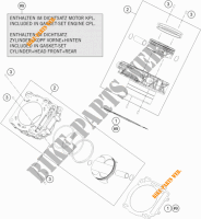 CYLINDRE pour KTM 1290 SUPER DUKE R SPECIAL EDITION ABS de 2016