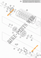 EMBRAYAGE pour KTM 1290 SUPER DUKE R SPECIAL EDITION ABS de 2016