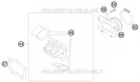 BOITE A CLAPETS pour KTM 125 SXS de 2008
