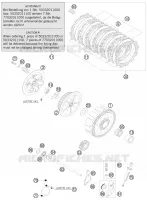EMBRAYAGE pour KTM 125 SXS de 2008