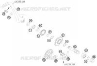 KICK pour KTM 125 SXS de 2008