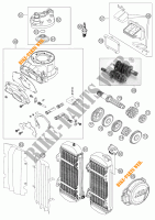 NOUVELLES PIECES pour KTM 125 SXS de 2003