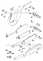 ECHAPPEMENT pour KTM 125 SX MARZOCCHI/OHLINS de 1995