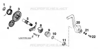 KICK pour KTM 125 SX MARZOCCHI/OHLINS de 1995