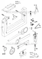 OUTILLAGE SPECIFIQUE (MOTEUR) pour KTM 125 SX MARZOCCHI/OHLINS de 1995