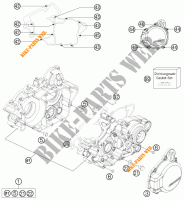 CARTER MOTEUR pour KTM 125 SX de 2015
