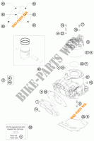 CYLINDRE / CULASSE pour KTM 125 SX de 2012