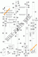 FOURCHE (PIECES) pour KTM 125 SX de 2012
