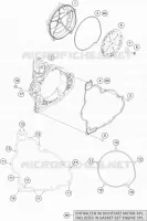CARTER EMBRAYAGE pour KTM 1290 SUPER DUKE R SPECIAL EDITION ABS de 2016