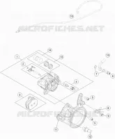 ETRIER DE FREIN AR pour KTM 1290 SUPER DUKE R SPECIAL EDITION ABS de 2016