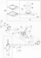 VILEBREQUIN / PISTON pour KTM 1290 SUPER DUKE R SPECIAL EDITION ABS de 2016